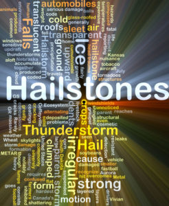 Hailstone Damage To Exterior Of Home Or Business